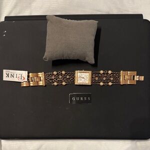 Guess Rose Gold Mesh Bracelet Watch